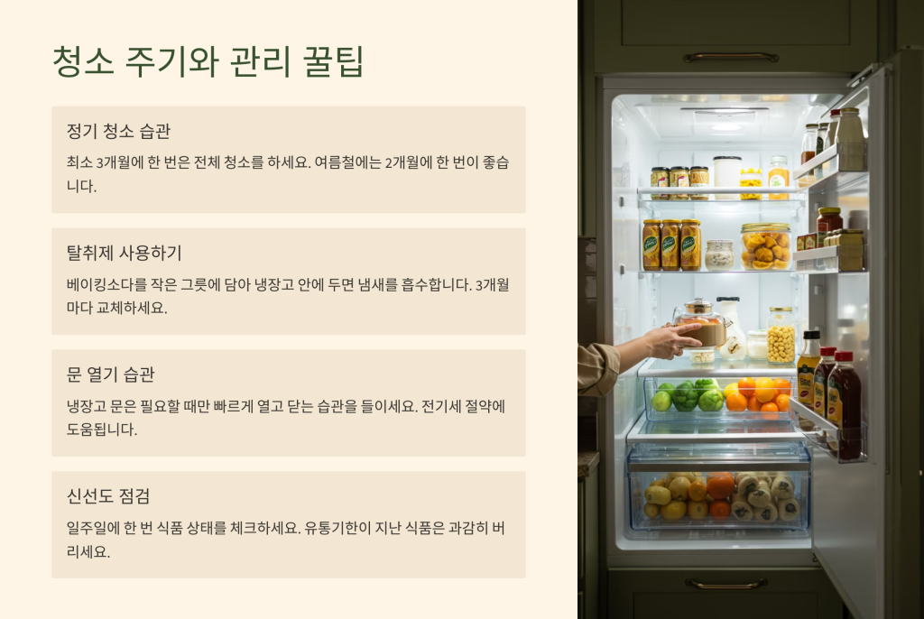 냉장고 청소하는 법