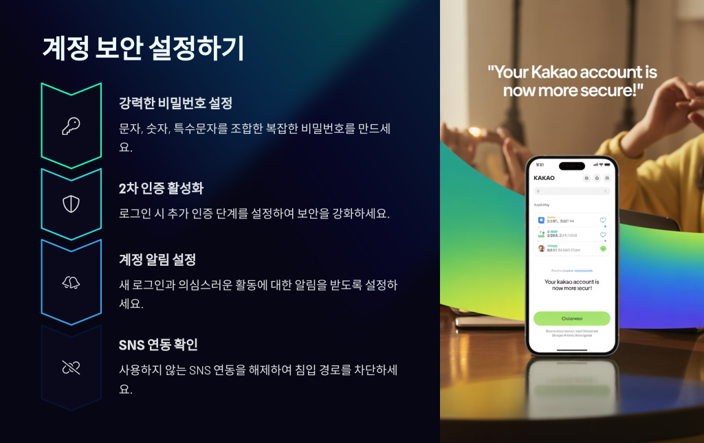 카카오 명의도용방지 해킹