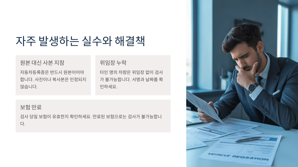 자동차검사 필요서류