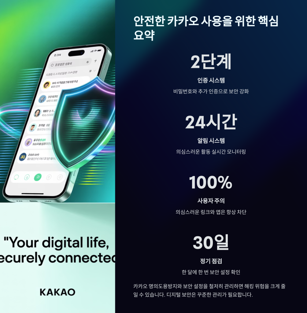카카오 명의도용방지 해킹